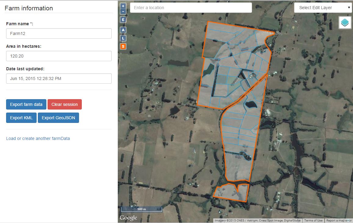 farmbuild web mapping